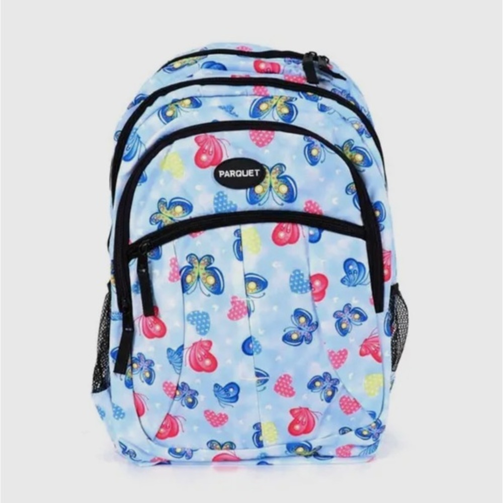 Blue Butterfly Back to School Novelty Backpack